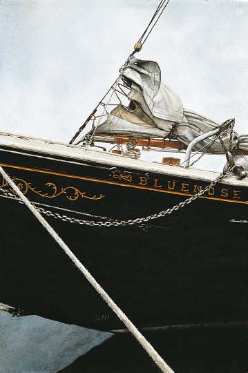 Bluenose - Acquarello