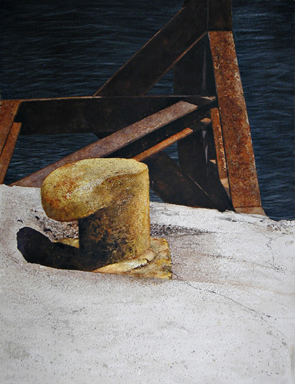 Bitta a Stromboli - acquarello su carta