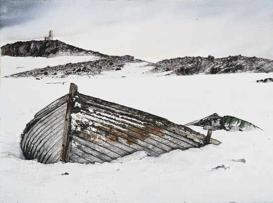 Half Moon Island - Acquarello