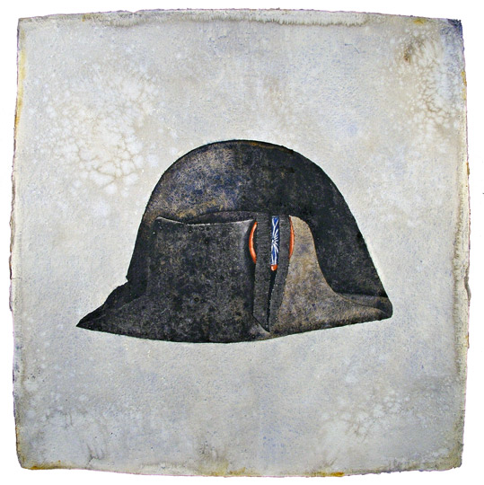 Napoleon&rsquo;s Hat #2 - acquarello su carta Khadi