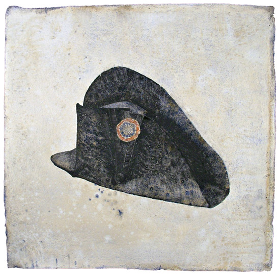 Napoleon&rsquo;s Hat #4 - acquarello su carta Khadi