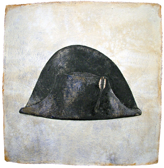 Napoleon&rsquo;s Hat #5 - acquarello su carta Khadi