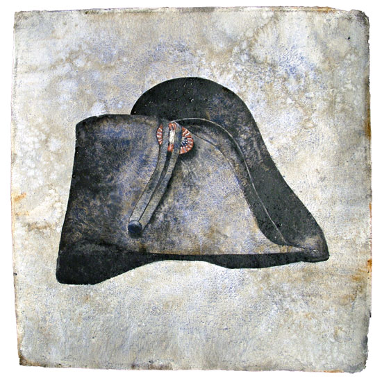 Napoleon&rsquo;s Hat #6 - acquarello su carta Khadi