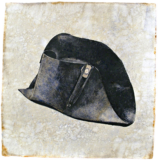 Napoleon&rsquo;s Hat #9 - acquarello su carta Khadi