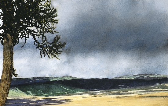 Ngorongoro #2 - Acquarello