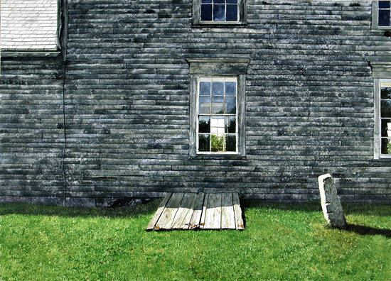 Olson House #3 - acquarello su cartone